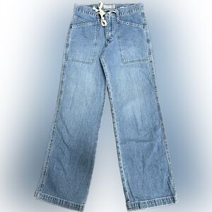 Abercrombie & Flitch Blue Straight Leg Jeans Size 0